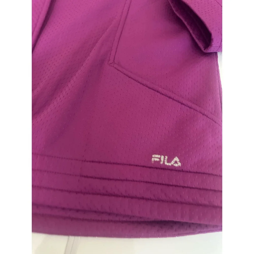 Fila Women XL Berry Pink Lavender Sports Athletic coat Jacket workout gym run - Picture 3 of 9